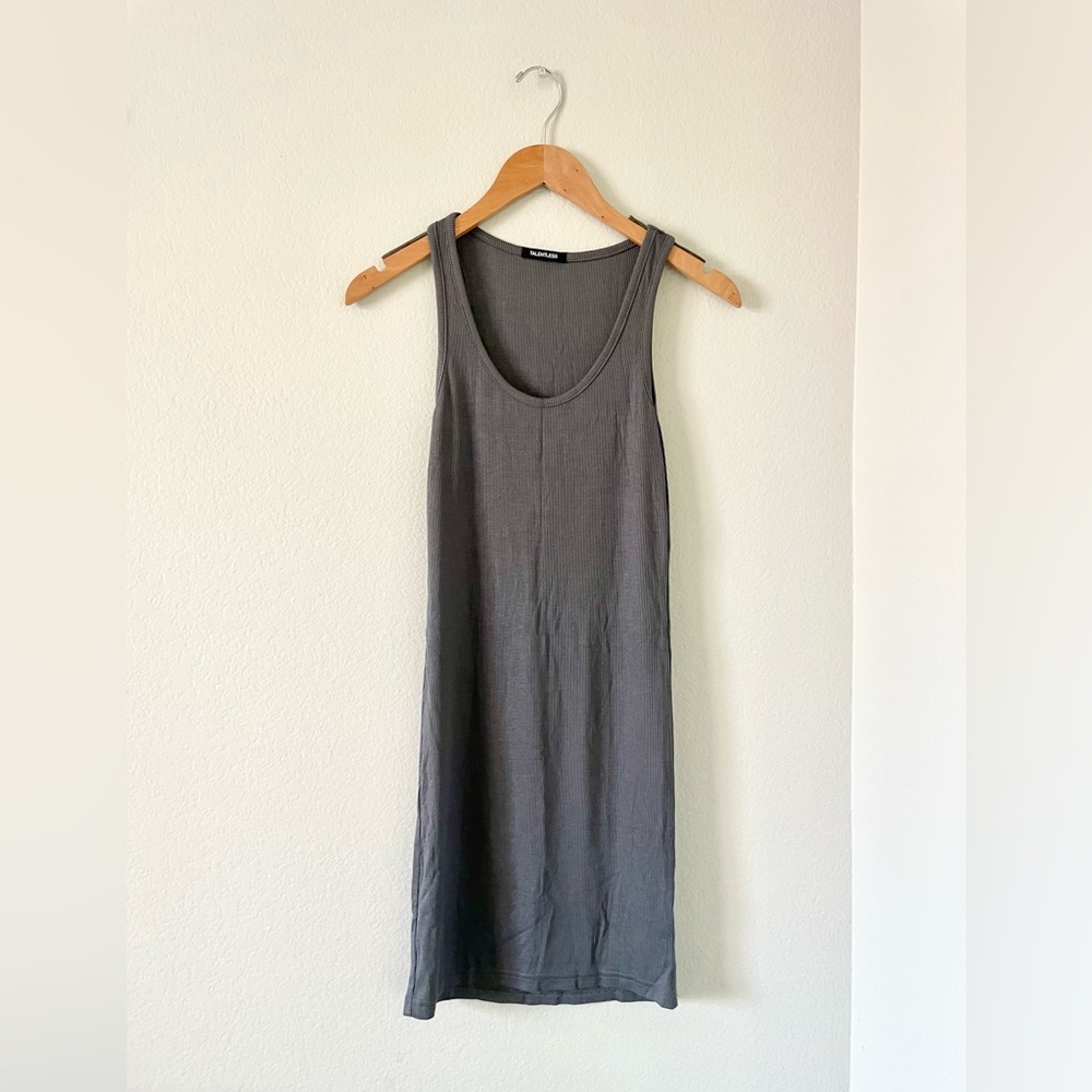 TALENTLESS | Gray Tank Top Dress -M
